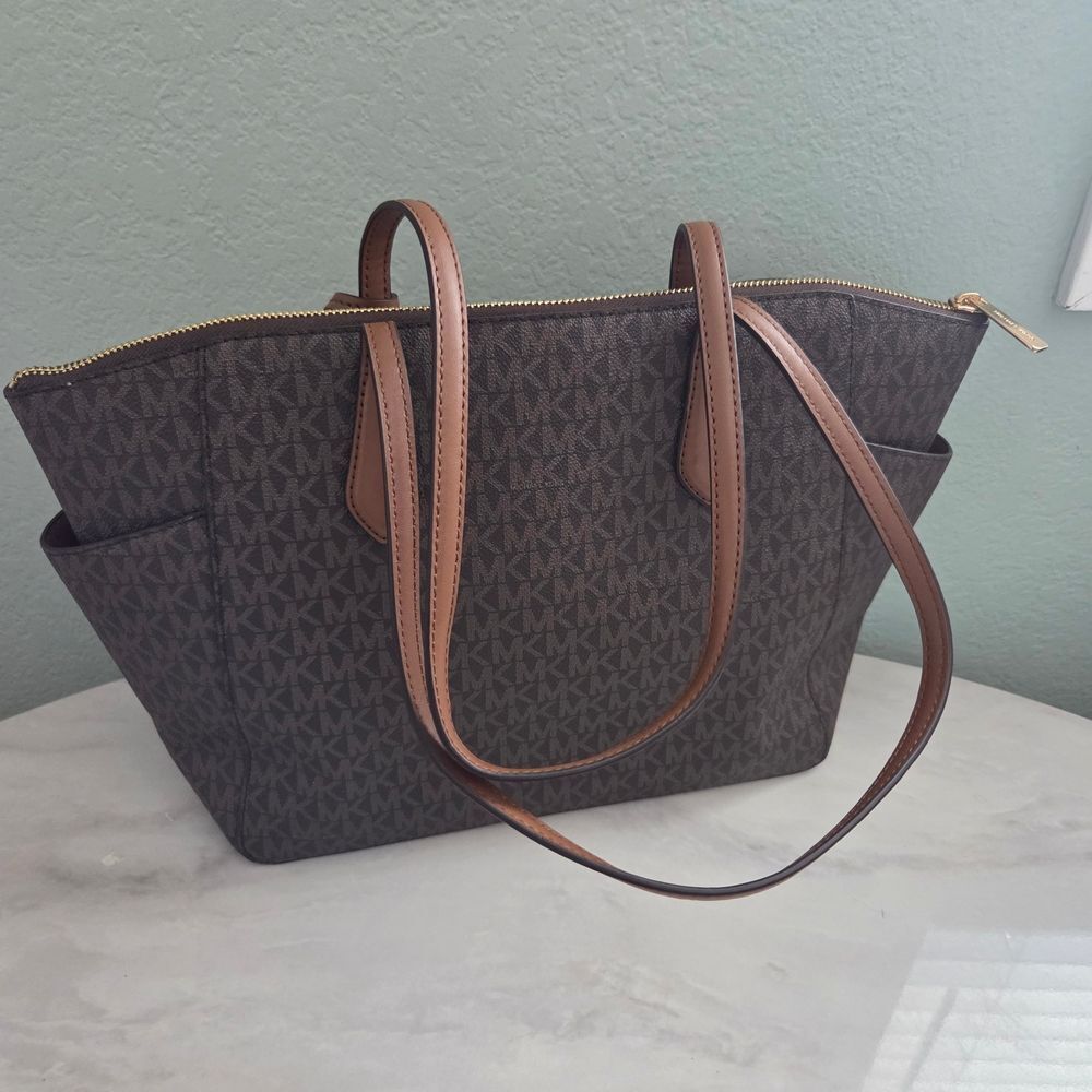 Michael Kors Brown Tote Bag - Picture 3 of 12